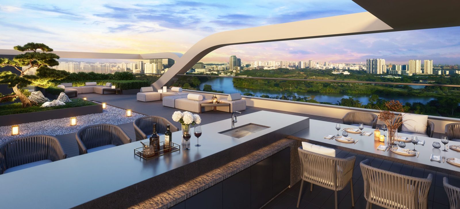 Loyang Valley Residences resort pool concept — condominium swimming pool